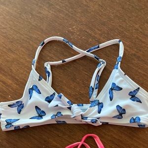 Shein, bikini top, sz 140/ a girls 7